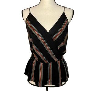 Free People Psychedelic Summer Multicolor Striped Top Size M